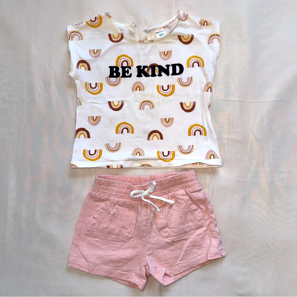Pre-loved 18 months girls,  two piece set.